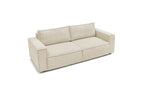 NIHAD fixed 3-seater straight sofa in corduroy - BOBOCHIC - The Bradery