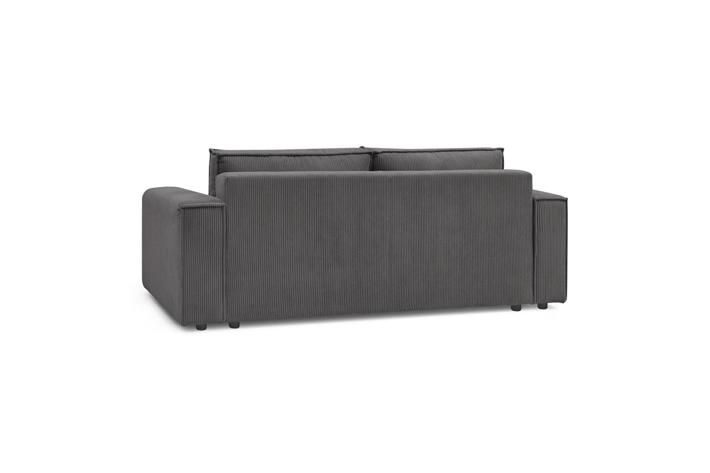 NIHAD fixed 3-seater straight sofa in corduroy - BOBOCHIC - The Bradery