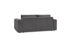 NIHAD fixed 3-seater straight sofa in corduroy - BOBOCHIC - The Bradery
