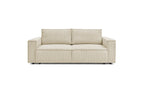 NIHAD fixed 3-seater straight sofa in corduroy - BOBOCHIC - The Bradery