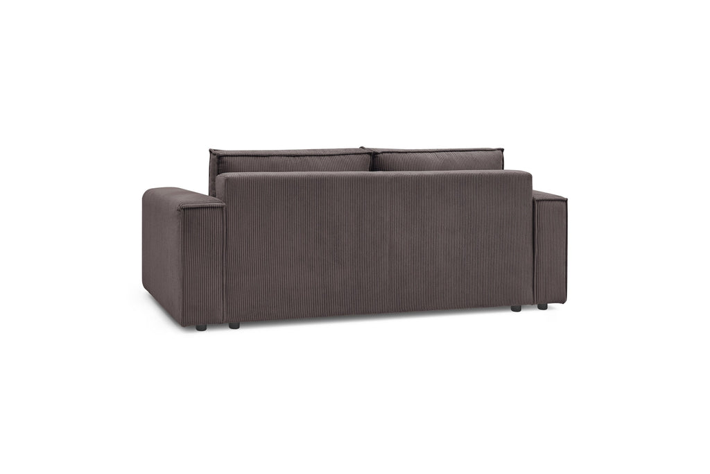 NIHAD fixed 3-seater straight sofa in corduroy - BOBOCHIC - The Bradery