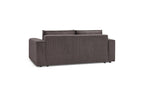 NIHAD fixed 3-seater straight sofa in corduroy - BOBOCHIC - The Bradery