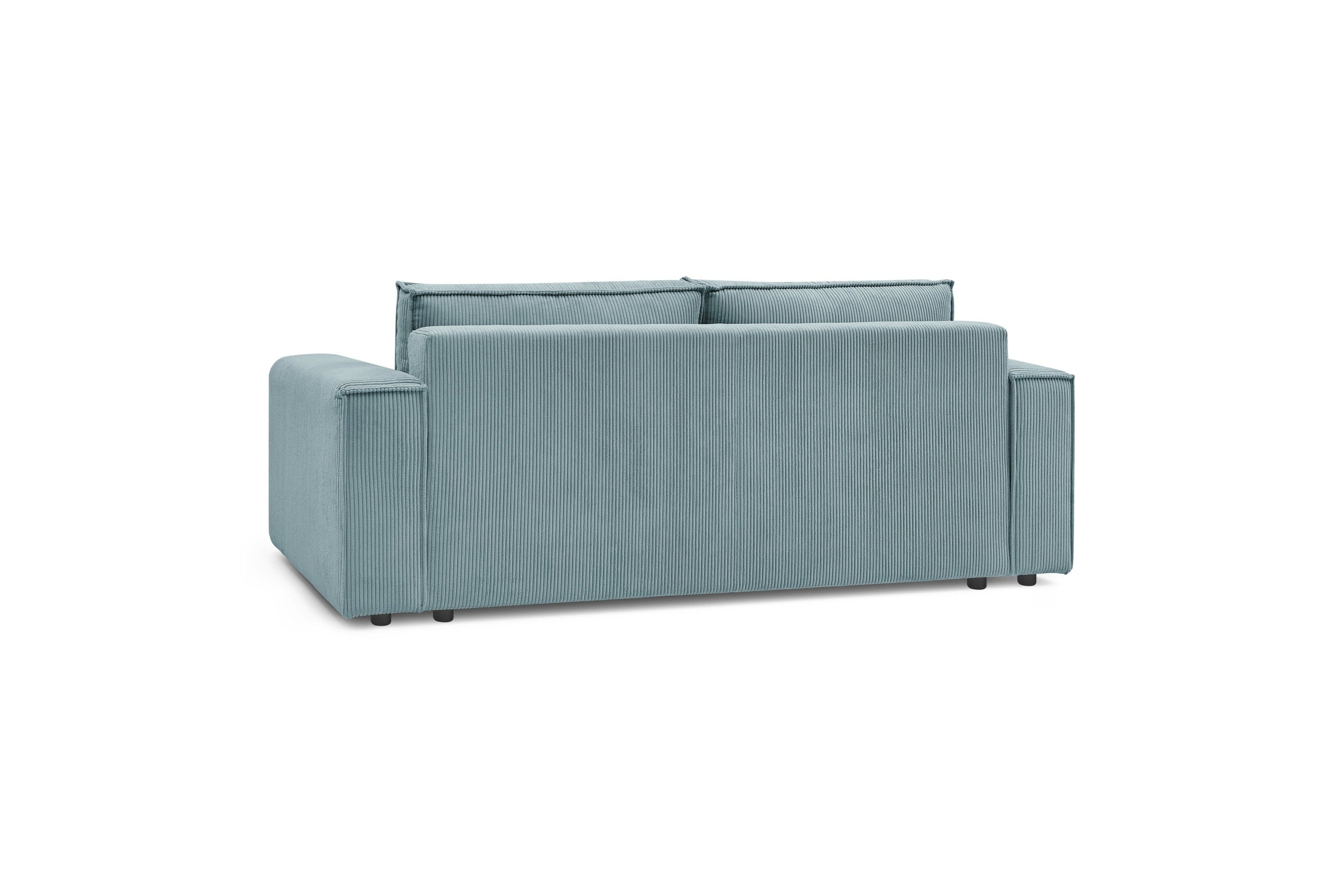 NIHAD fixed 3-seater straight sofa in corduroy - BOBOCHIC - The Bradery