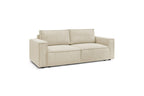 NIHAD fixed 3-seater straight sofa in corduroy - BOBOCHIC - The Bradery