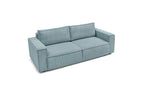NIHAD fixed 3-seater straight sofa in corduroy - BOBOCHIC - The Bradery
