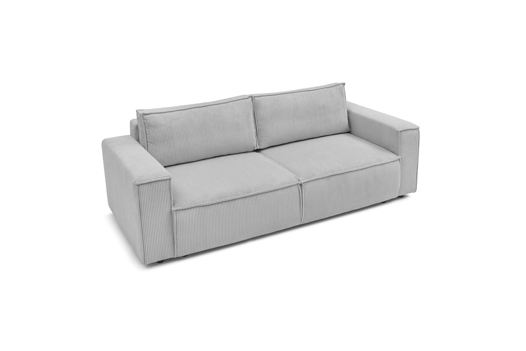 NIHAD fixed 3-seater straight sofa in corduroy - BOBOCHIC - The Bradery