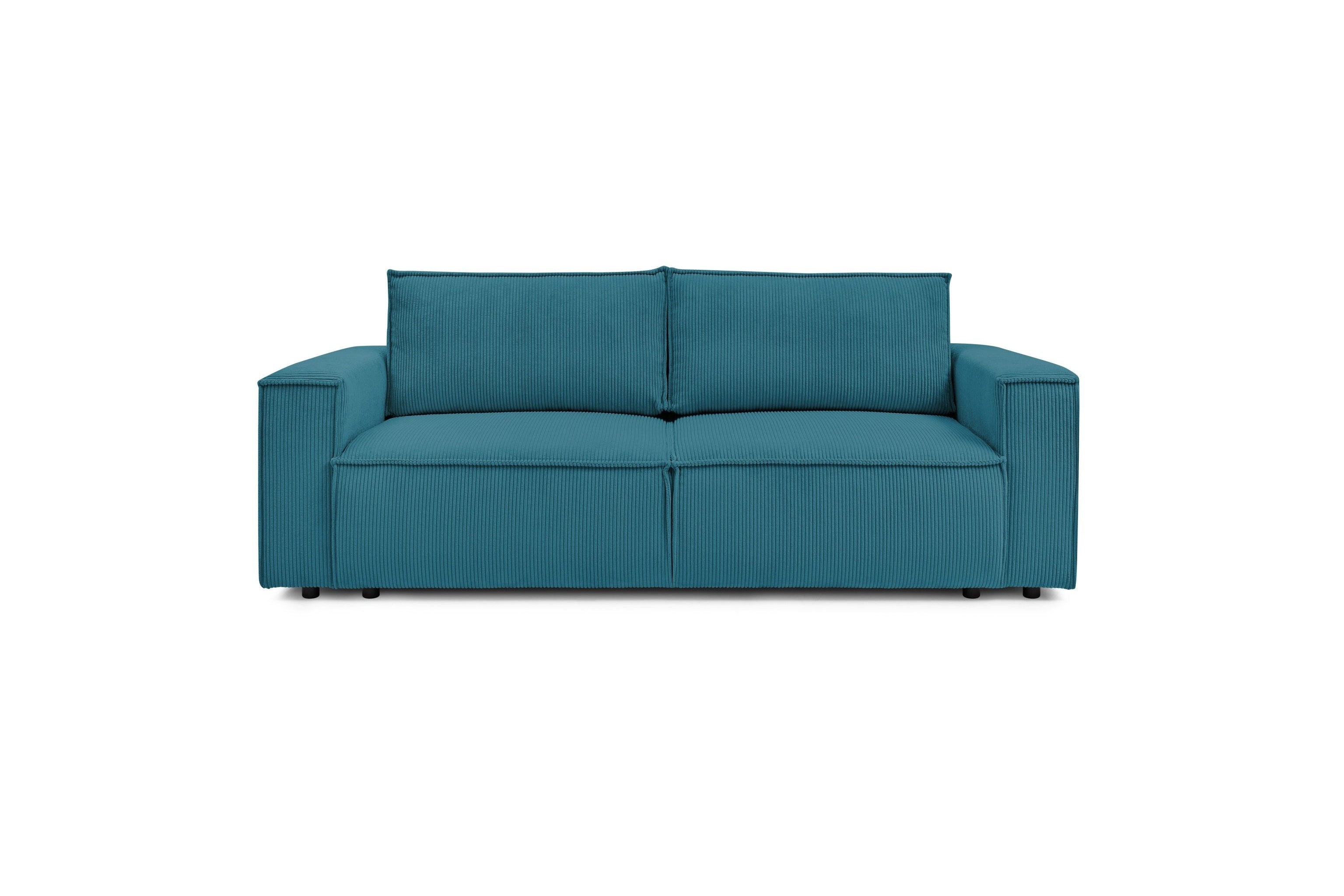 NIHAD fixed 3-seater straight sofa in corduroy - BOBOCHIC - The Bradery