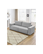 NIHAD fixed 3-seater straight sofa in corduroy - BOBOCHIC - The Bradery