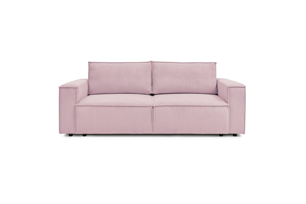 NIHAD fixed 3-seater straight sofa in corduroy - BOBOCHIC - The Bradery