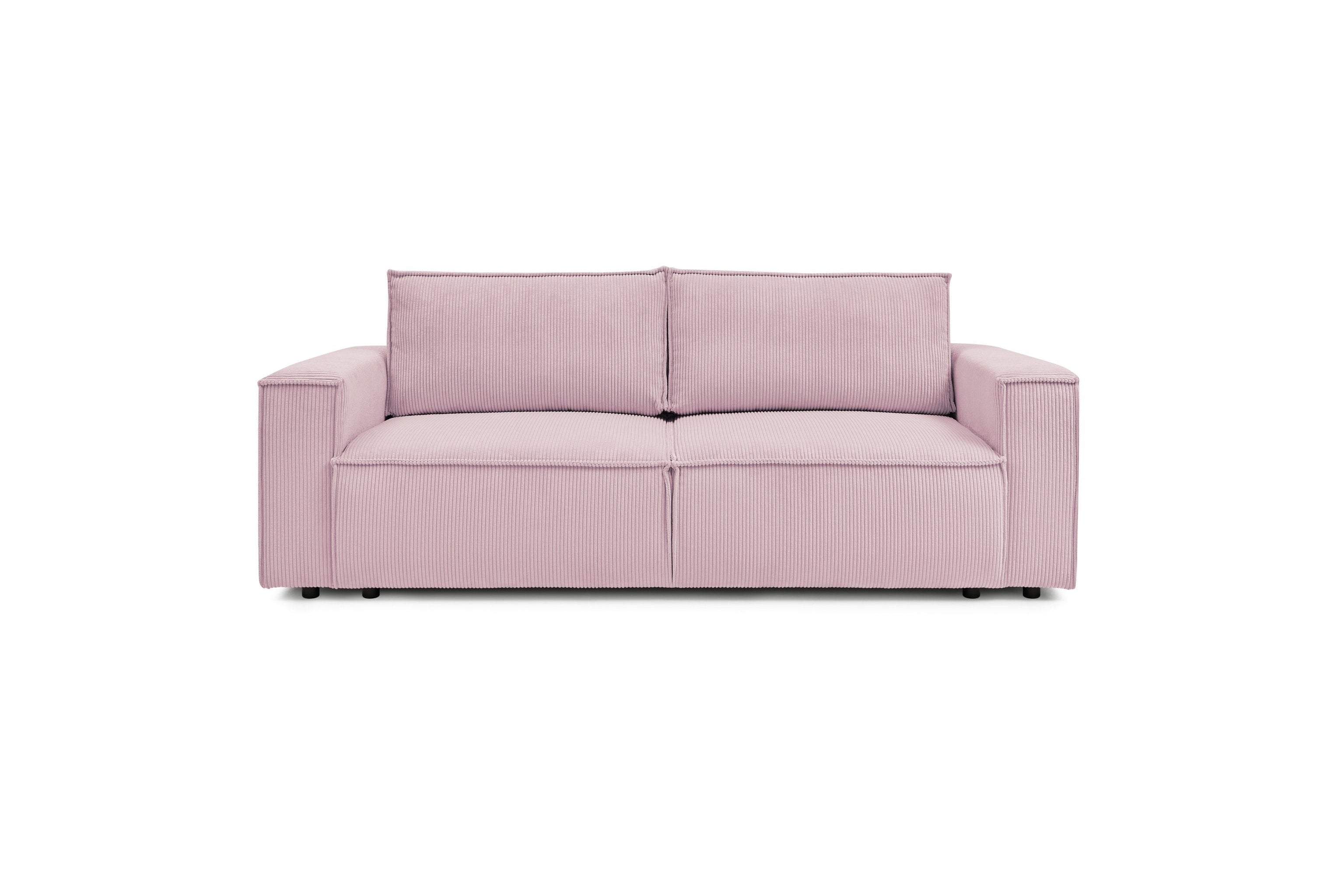 NIHAD fixed 3-seater straight sofa in corduroy - BOBOCHIC - The Bradery
