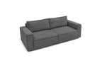 NIHAD fixed 3-seater straight sofa in corduroy - BOBOCHIC - The Bradery