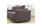 NIHAD fixed 3-seater straight sofa in corduroy - BOBOCHIC - The Bradery