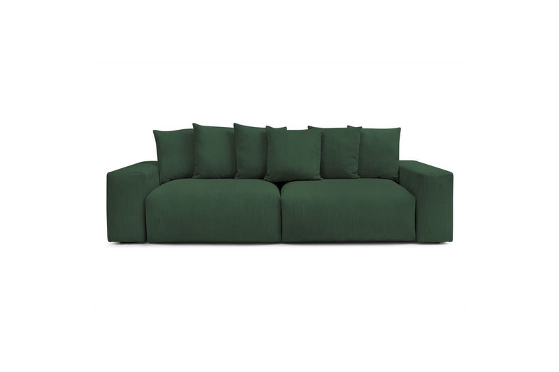 Ultra-soft VOLTAIRE 4-seater upright sofa in corduroy - BOBOCHIC - The Bradery