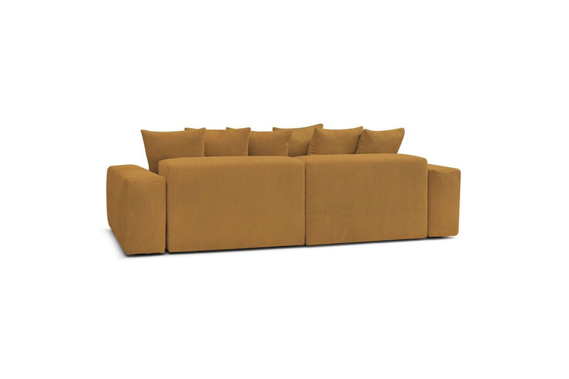 Ultra-soft VOLTAIRE 4-seater upright sofa in corduroy - BOBOCHIC - The Bradery