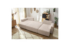 ENVY panoramic convertible sofa bed with storage in bouclé fabric - Panoramic - BOBOCHIC - The Bradery