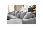 ENVY panoramic sofa bed with storage in bouclé fabric - Panoramic - BOBOCHIC - The Bradery