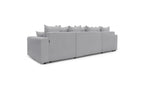 ENVY panoramic sofa bed with storage in bouclé fabric - Panoramic - BOBOCHIC - The Bradery