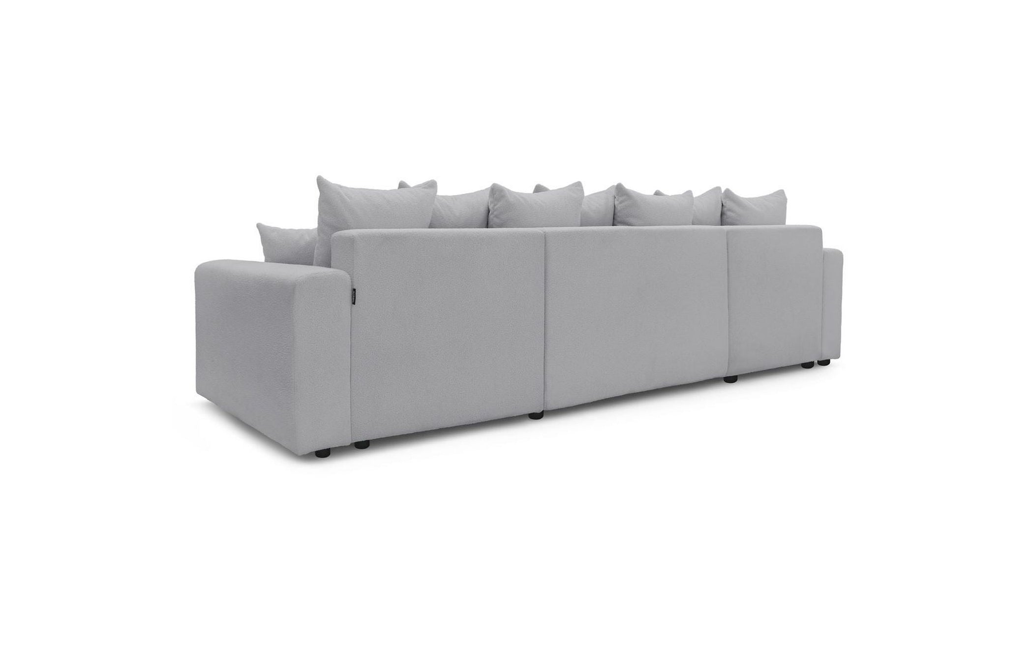 ENVY panoramic sofa bed with storage in bouclé fabric - Panoramic - BOBOCHIC - The Bradery