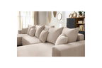ENVY panoramic sofa bed with storage in bouclé fabric - Panoramic - BOBOCHIC - The Bradery