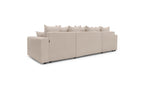 ENVY panoramic sofa bed with storage in bouclé fabric - Panoramic - BOBOCHIC - The Bradery