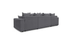 ENVY panoramic sofa bed with storage in bouclé fabric - Panoramic - BOBOCHIC - The Bradery