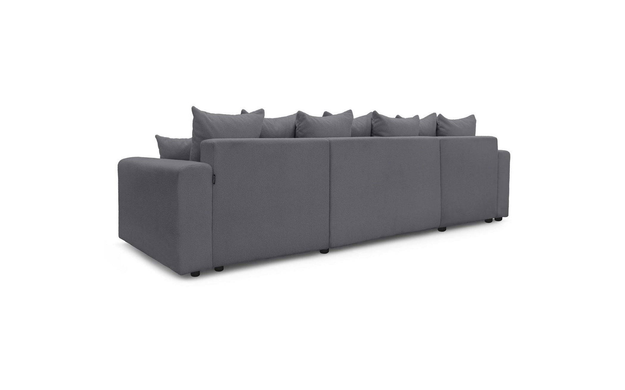 ENVY panoramic sofa bed with storage in bouclé fabric - Panoramic - BOBOCHIC - The Bradery