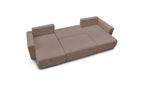 ENVY panoramic convertible sofa bed with storage in bouclé fabric - Panoramic - BOBOCHIC - The Bradery
