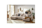 ENVY panoramic convertible sofa bed with storage in bouclé fabric - Panoramic - BOBOCHIC - The Bradery