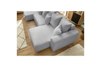 ENVY panoramic sofa bed with storage in bouclé fabric - Panoramic - BOBOCHIC - The Bradery