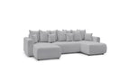 ENVY panoramic sofa bed with storage in bouclé fabric - Panoramic - BOBOCHIC - The Bradery