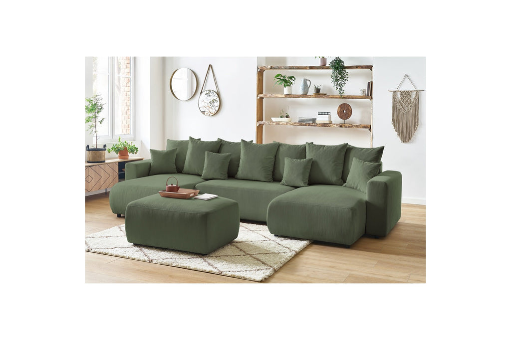 ENVY panoramic convertible sofa bed with storage in corduroy - BOBOCHIC - The Bradery