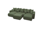ENVY panoramic convertible sofa bed with storage in corduroy - BOBOCHIC - The Bradery