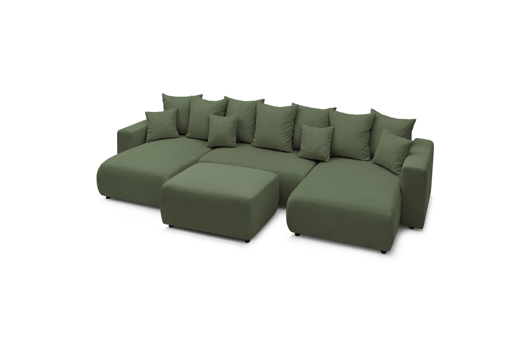 ENVY panoramic convertible sofa bed with storage in corduroy - BOBOCHIC - The Bradery