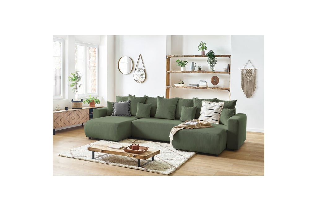 ENVY panoramic convertible sofa bed with storage in corduroy - BOBOCHIC - The Bradery