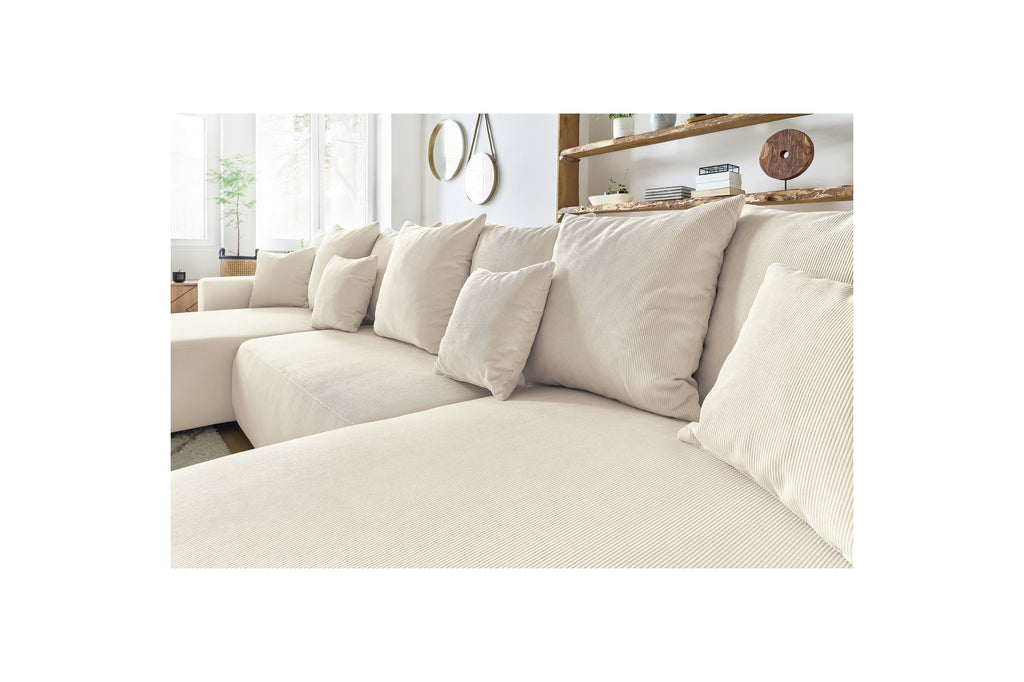 ENVY panoramic convertible sofa bed with storage in corduroy - BOBOCHIC - The Bradery