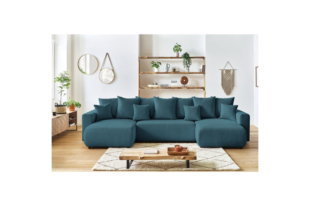 ENVY panoramic convertible sofa bed with storage in corduroy - BOBOCHIC - The Bradery
