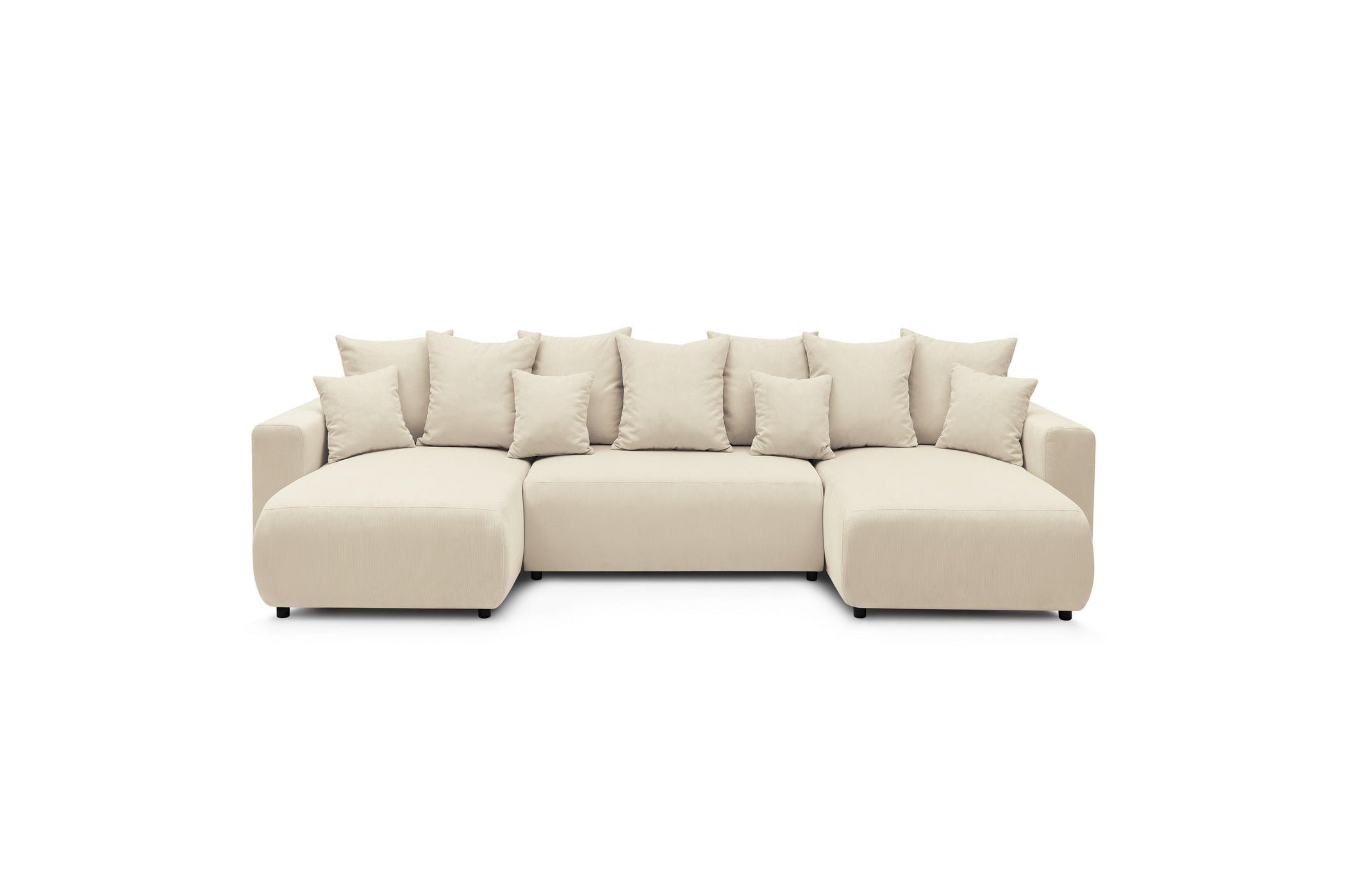ENVY panoramic convertible sofa bed with storage in corduroy - BOBOCHIC - The Bradery