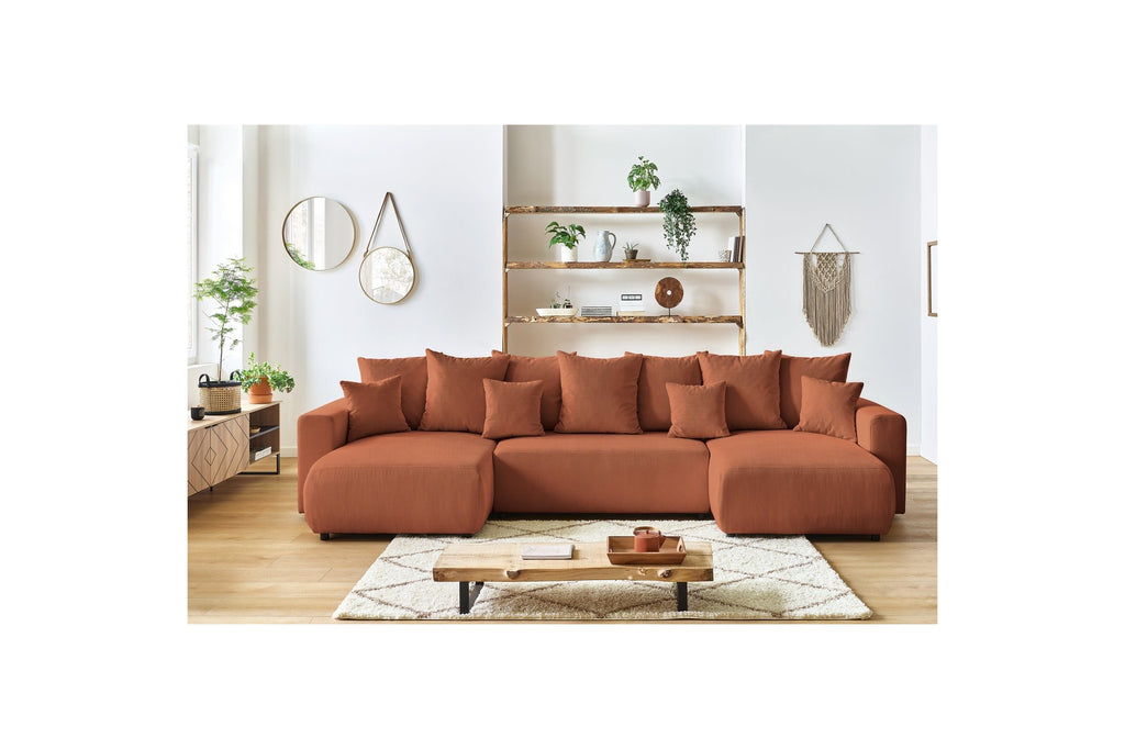 ENVY panoramic convertible sofa bed with storage in corduroy - BOBOCHIC - The Bradery