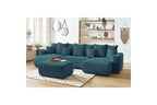 ENVY panoramic convertible sofa bed with storage in corduroy - BOBOCHIC - The Bradery