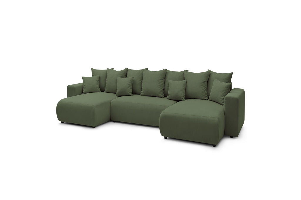 ENVY panoramic convertible sofa bed with storage in corduroy - BOBOCHIC - The Bradery