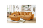 ENVY panoramic convertible sofa bed with storage in corduroy - BOBOCHIC - The Bradery