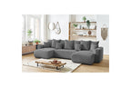 ENVY panoramic convertible sofa bed with storage in corduroy - BOBOCHIC - The Bradery