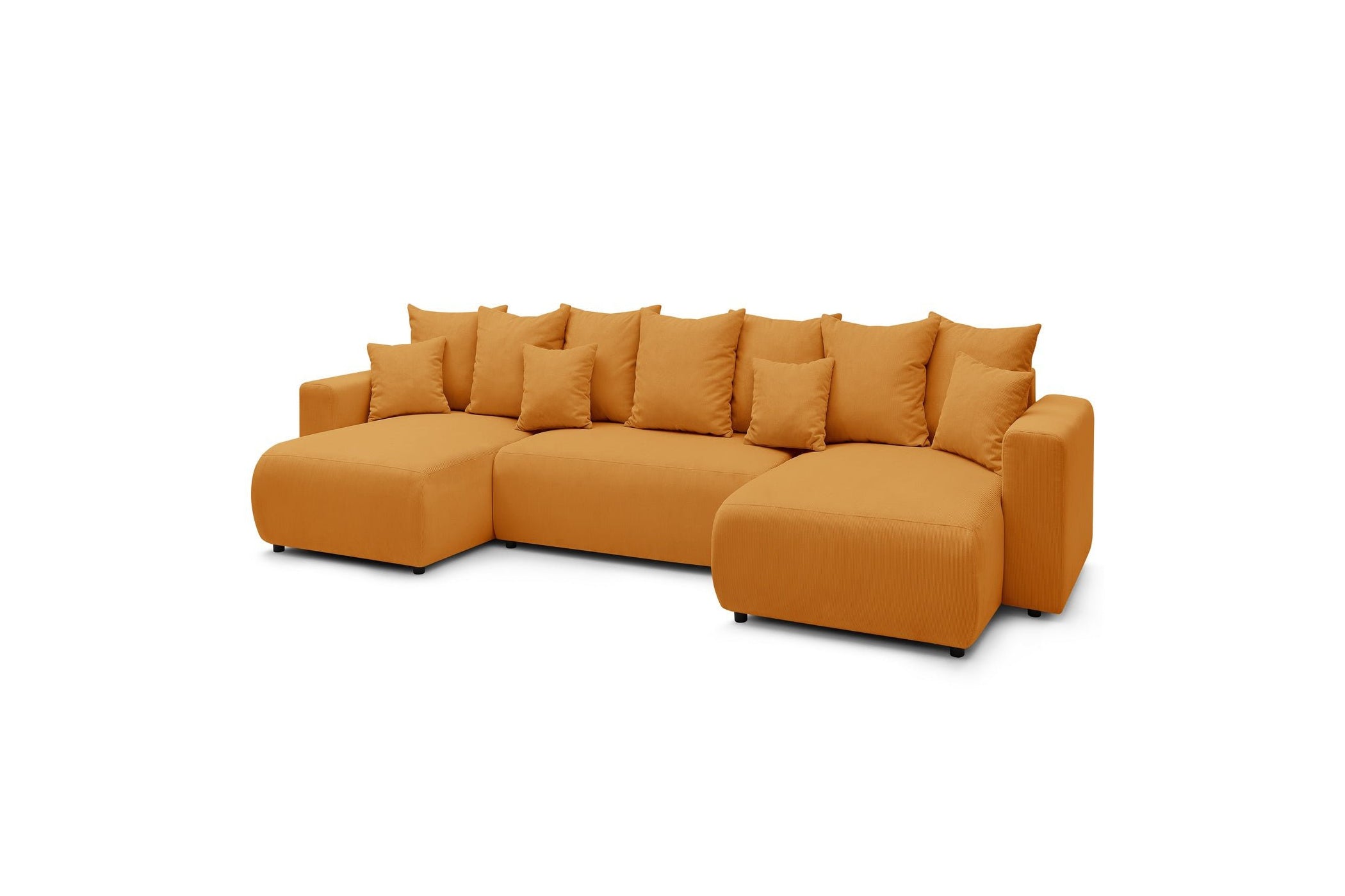 ENVY panoramic convertible sofa bed with storage in corduroy - BOBOCHIC - The Bradery