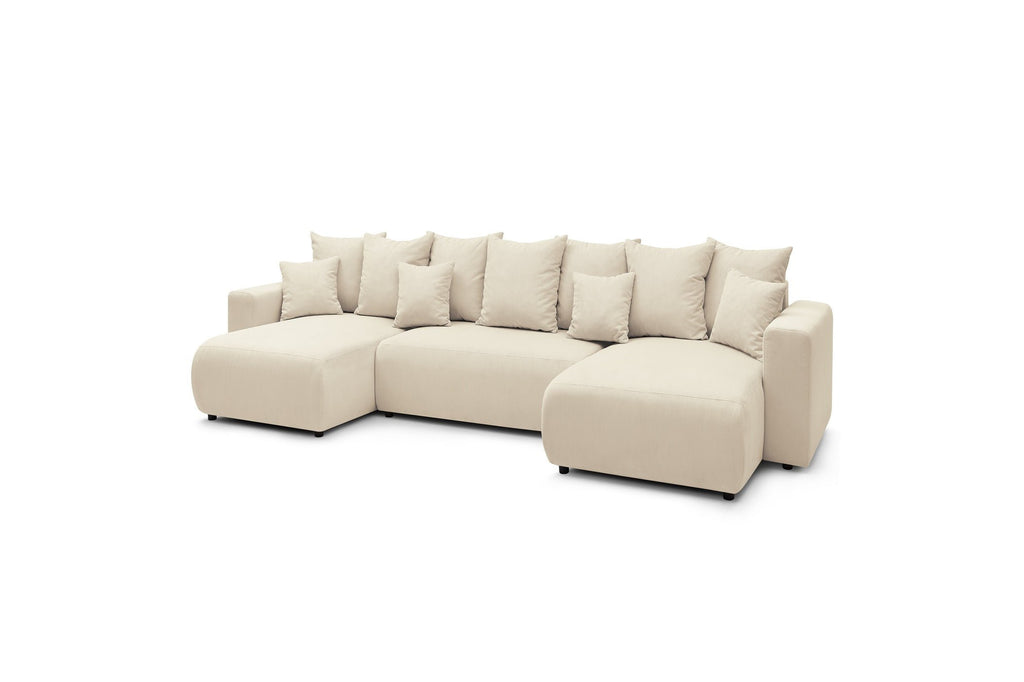ENVY panoramic convertible sofa bed with storage in corduroy - BOBOCHIC - The Bradery