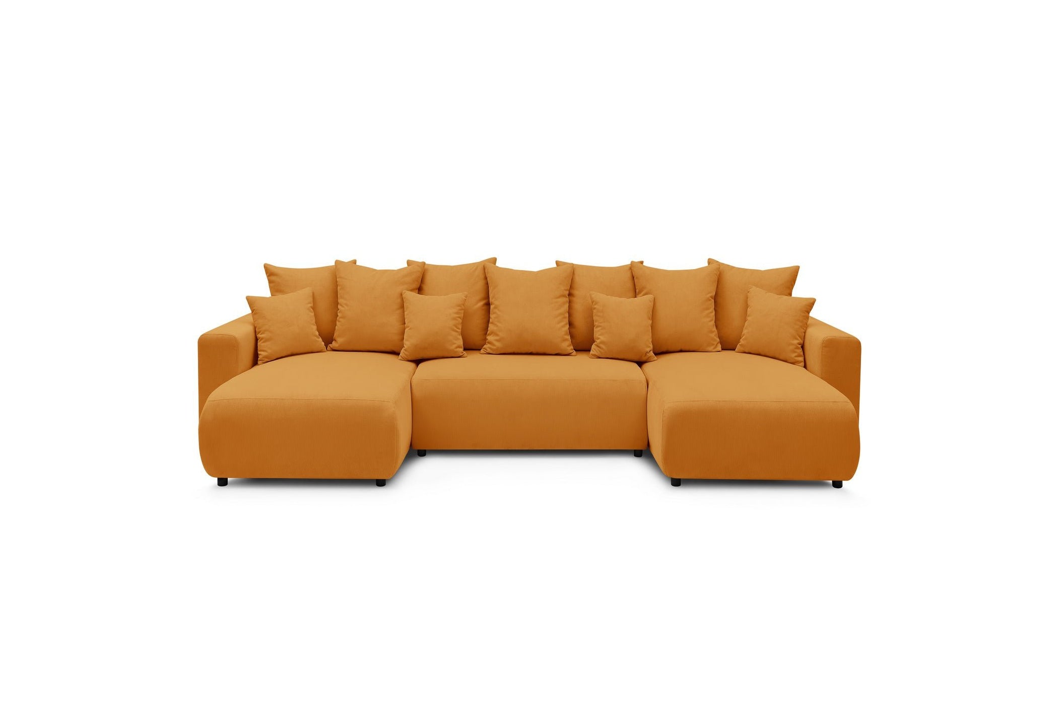 ENVY panoramic convertible sofa bed with storage in corduroy - BOBOCHIC - The Bradery