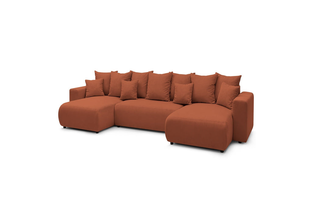 ENVY panoramic convertible sofa bed with storage in corduroy - BOBOCHIC - The Bradery