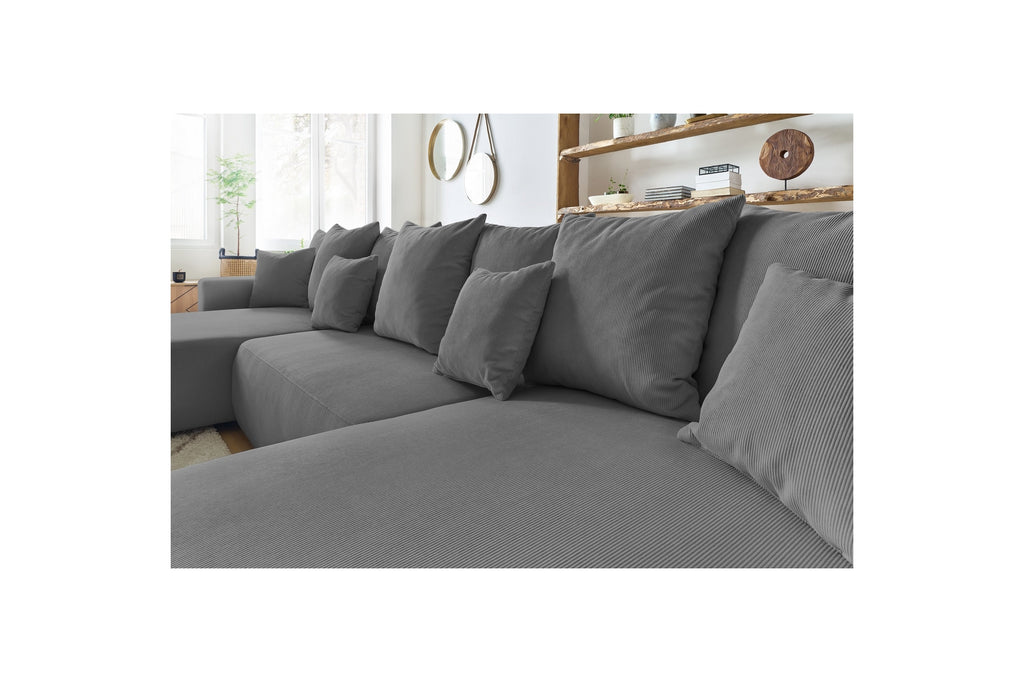 ENVY panoramic convertible sofa bed with storage in corduroy - BOBOCHIC - The Bradery