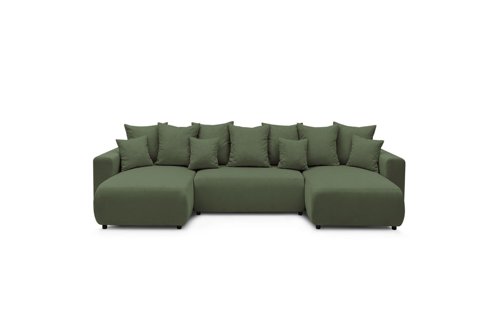 ENVY panoramic convertible sofa bed with storage in corduroy - BOBOCHIC - The Bradery