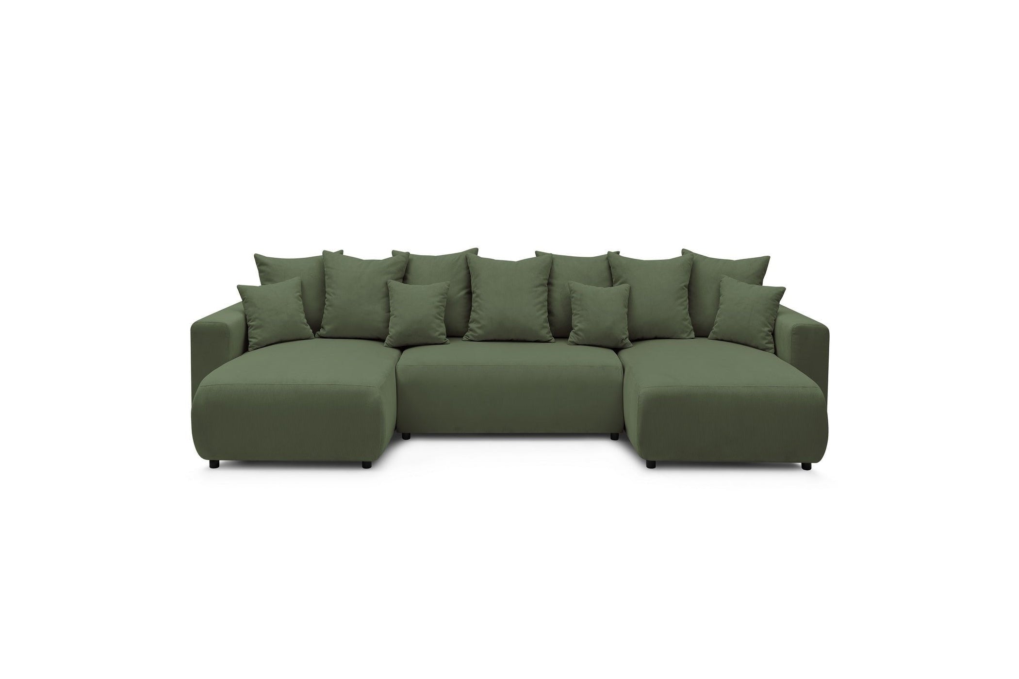ENVY panoramic convertible sofa bed with storage in corduroy - BOBOCHIC - The Bradery