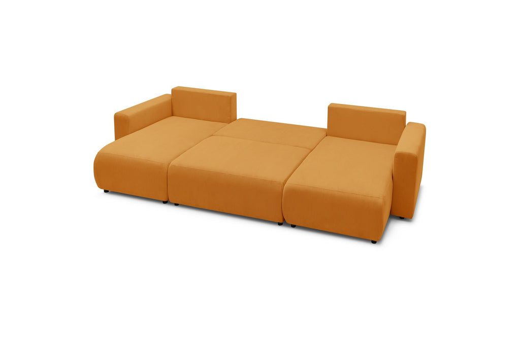 ENVY panoramic convertible sofa bed with storage in corduroy - BOBOCHIC - The Bradery